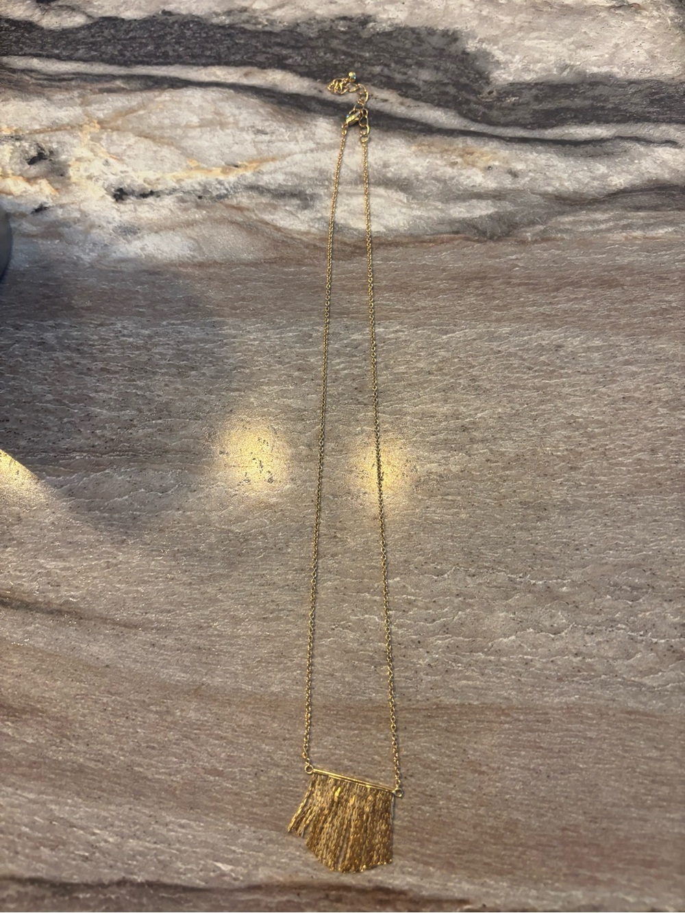 Uncommon James Gold Fringe Necklace